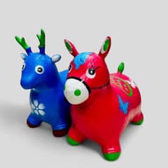 Kids Jumping Air Horse With Lights And Music free delivery
