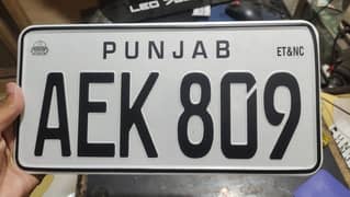 embossed genuine A+new number plate 03249475634 all home delivery