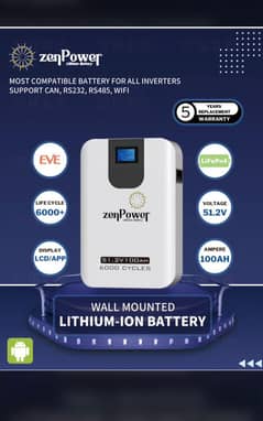 zenPower lithium battery 24/48kw