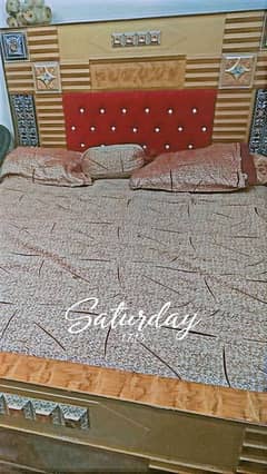 excellent wooden bed for sale