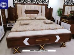 Luxury bedset | Wooden Bed | King Size Bed Set | Poshish Bed