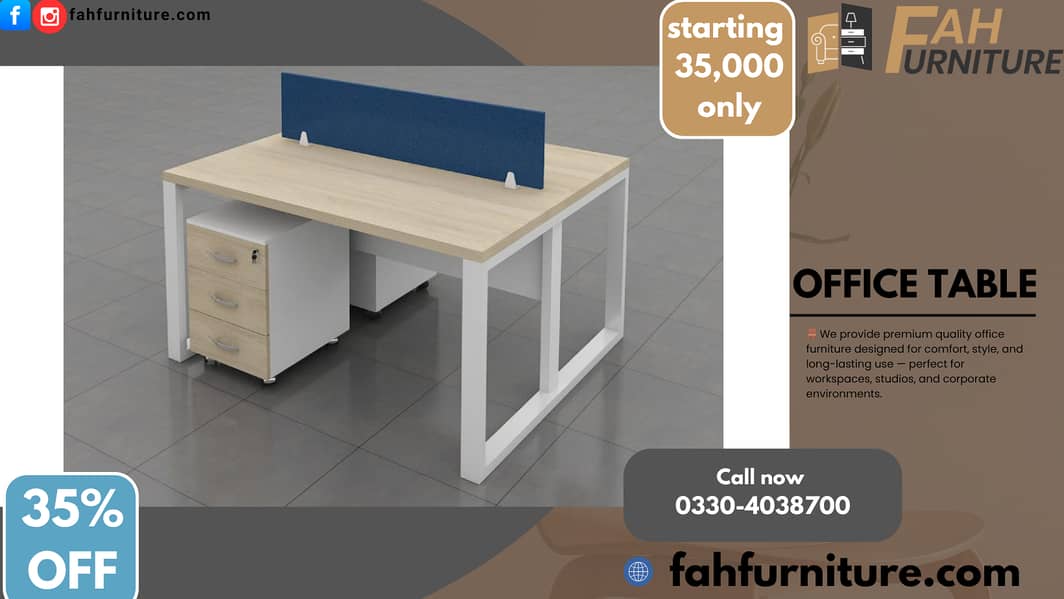 office table / computer table / executive table / study table 3