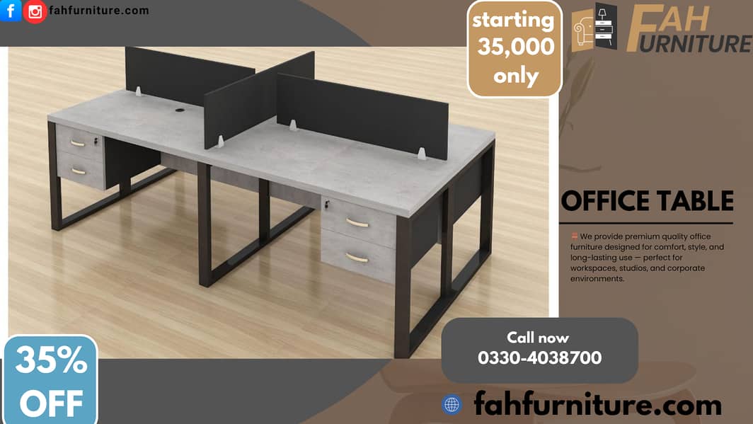 office table / computer table / executive table / study table 1