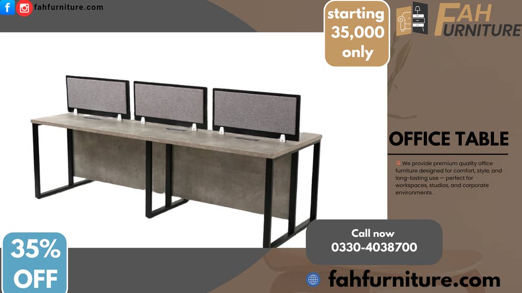 office table / computer table / executive table / study table 4