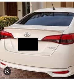 Yaris new model spoiller