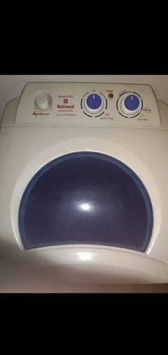 national. washing machine for sell 10 by 10 condition ha