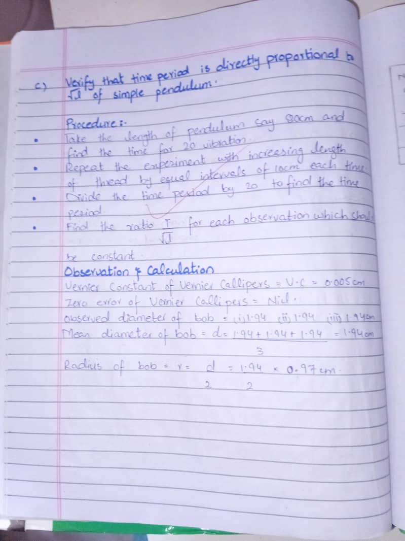 Solved Practical Book Physics 2nd year 1