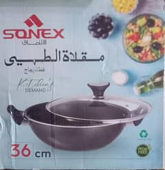 *Nonstick Karahi with Glass Lid*