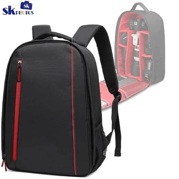 Black Sidrum W4 Camera Backpack