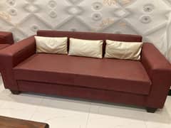 5 seater leather sofa set