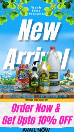 Wash Time Dishwashing Liquid