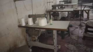 Juki 555 Stitching Machines | Servo + Clutch Motors | Tables*