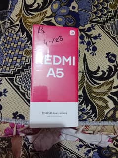 Redmi A5 new box pack mobile 4+124
