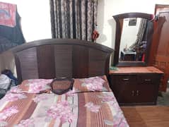 king size bed Soild wooden in unique design