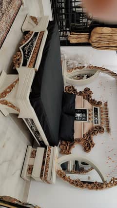 This is the luxurious  king size bed . .