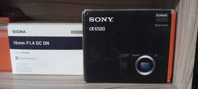sony 6400 with 16mm 1.4-f lens