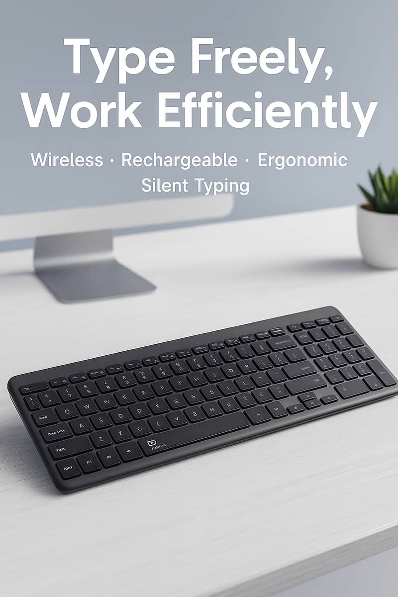 K602T Wireless Keyboard — Effortless Typing, Unmatched Productivity 0