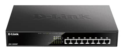 Dlink 8-Port Desktop Gigabit Max PoE Switch DES-1008MP