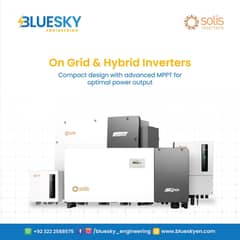 Solar Inverter Solis Hybrid & Ongrid Solar Inverters 6KW–125KW