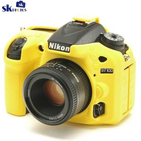 Silicon Easy Cover for Nikon D7100, D7200 yellow