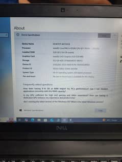 8gb ram 1000gb hard  grafic card UHD620 laga howa h