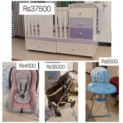 Baby Gear /Baby Cot/Pram/High Chair/Car seat/ Other Baby Gear for sale