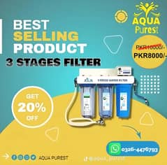 3 Stages Water Filter