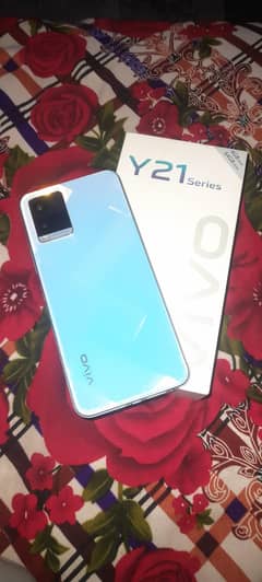 Vivo Y21 with Box