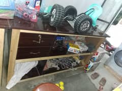 racks and counter