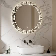 Light mirror with sensor