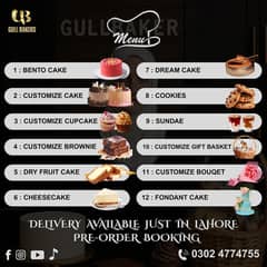 Customised Cakes, Cupcakes, Brownies, Sundaes, Gift Baskets & Bouquet