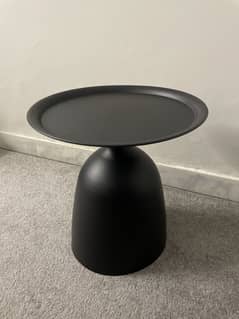 Matte Black Metal Coffee table
