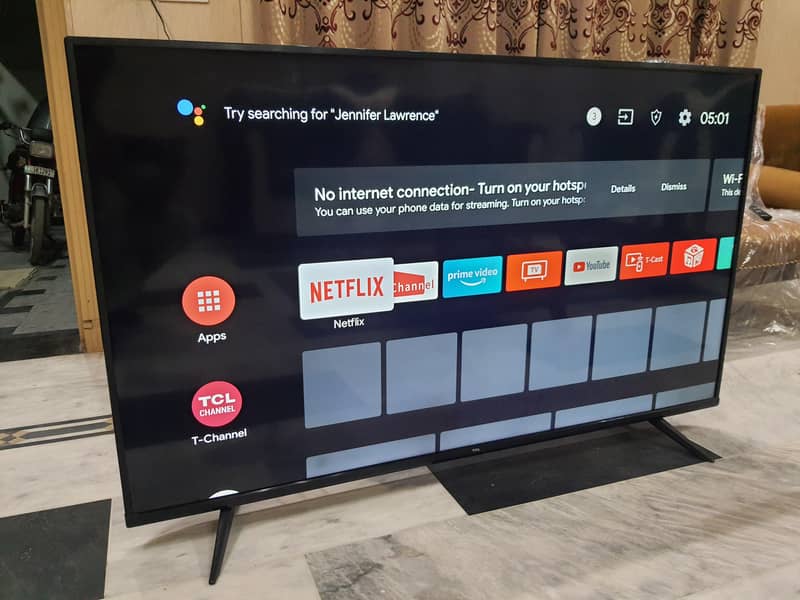 Tcl android led 4k 50" Neat condition No Fault used in Home (call me) 3