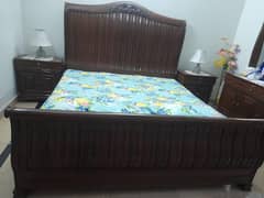 double bed with dressing