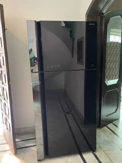 Hitachi R-VG690P3MS Top Freezer No Frost Inverter Refrigerator - Black