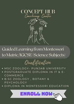 Concept to Career - Guided learning from Montessori to Matric/IGCSE