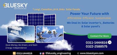 Solar Panels  Available  Solar PANEL  LONGI,CANADIAN,JINKO&JA Availab