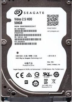500gb Hard Drive 10/10 condition