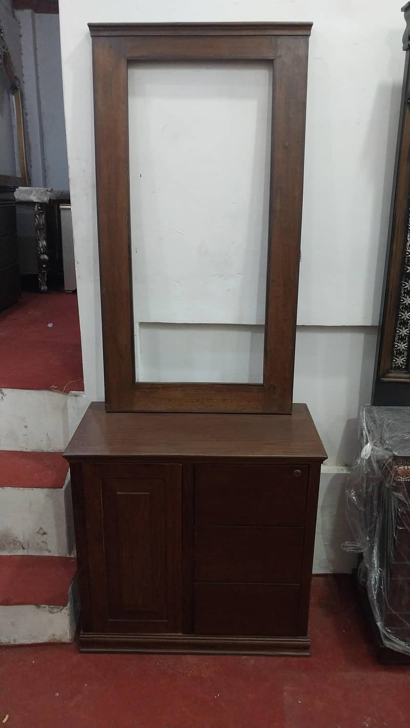 Brand new king size double bed with two side tables and dressing 1