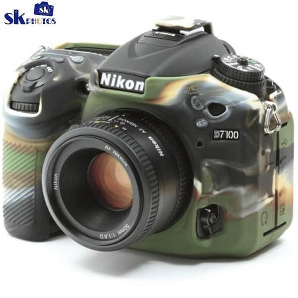 Silicon Easy Cover for Nikon D7100, D7200 camouflage