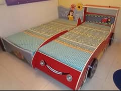 Lighting McQueen kids bed with free matress