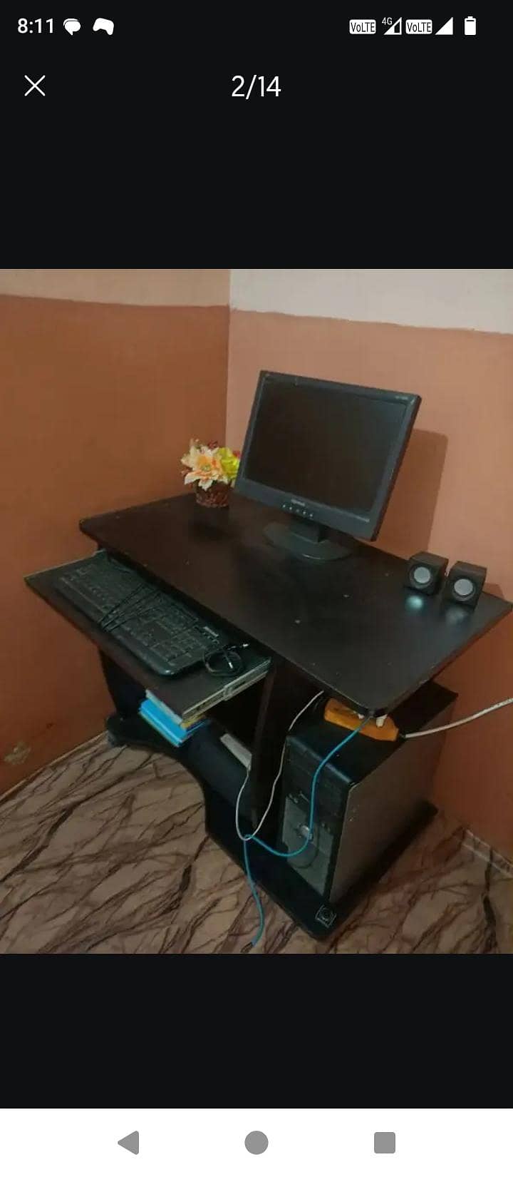 computer and table 7