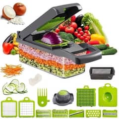 All in one multi vegetable slicer, cutter, and chopper