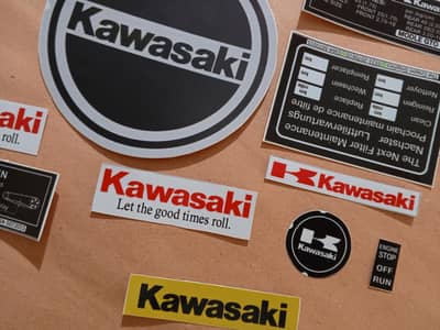 Kawasaki GTO Engine Sticker kit Vinyle