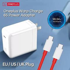 OnePlus 65watt charger with type c  cable