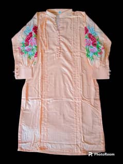 Elegant embroidered Women's Stiched Shirts And Trousers Set -2 Pcs