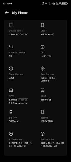 infinix hot 40 pro