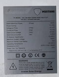 Inverex 540W Mono Perc Half Cut Solar Panels