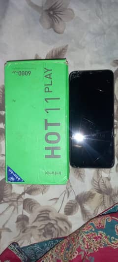 Infinix hot 11 Play  4/64 with box