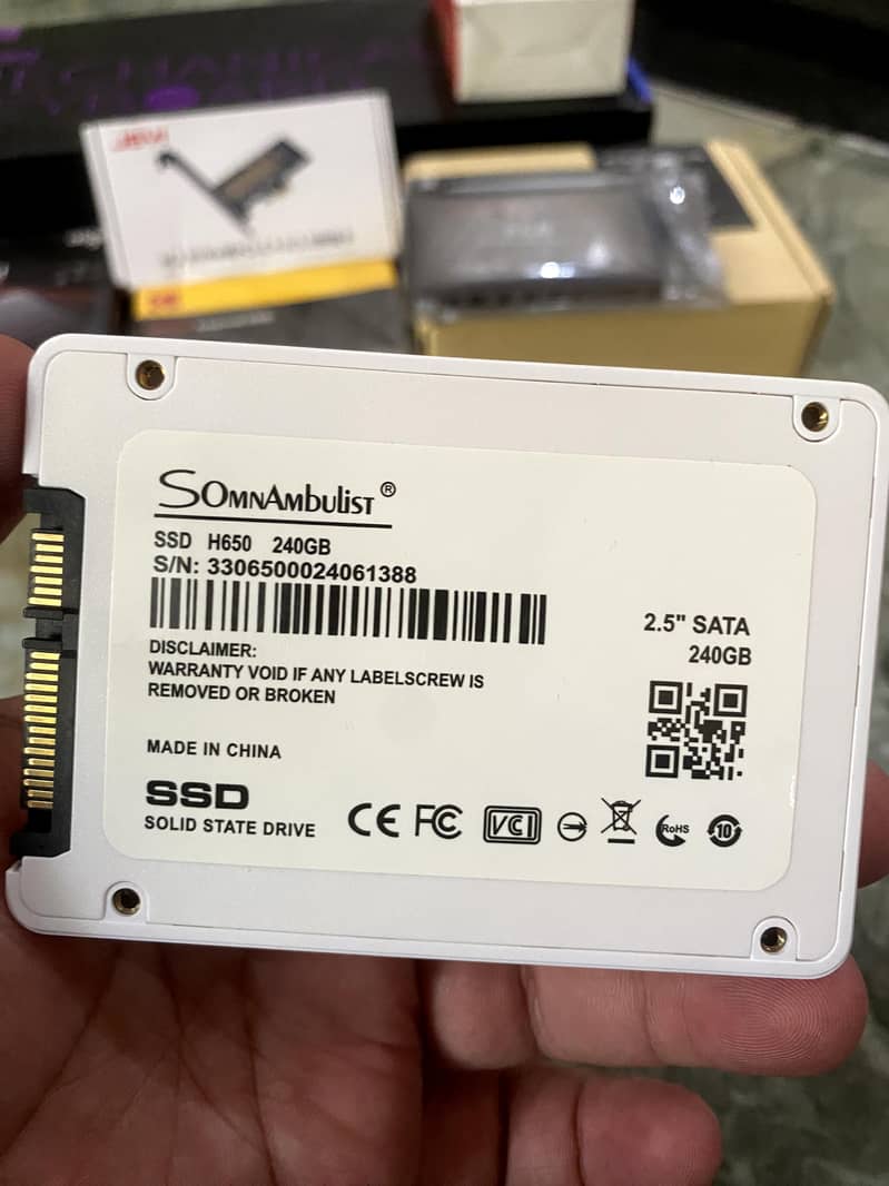 Ssd 240GB Brand New Box Packed With Warranty 1